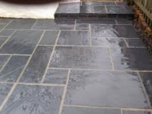 natural slate patio in bournville.